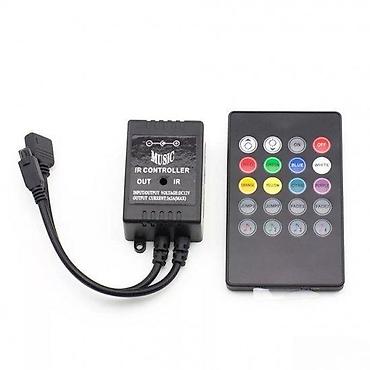 mini maltezer slike: Muzički RGB 12V kontroler sa daljinskim upravljačem IR 20 ta. Potpuno — 2