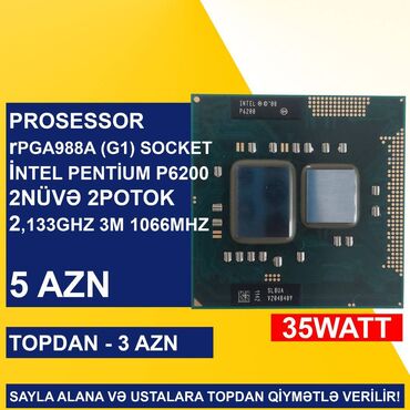 Prosessorlar: Prosessor Intel Core i3 Notebook üçün Prosessorlar, İşlənmiş — 6