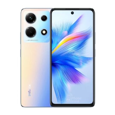 note 12 qiymeti: Infinix Note 30, 128 ГБ, цвет - Голубой, Face ID, Гарантия, Сенсорный