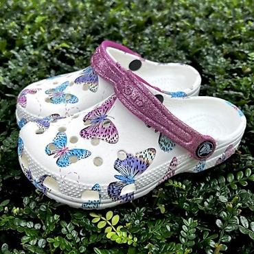 Детская обувь: 1. Сандалии р.25-26. (16см по стельке) коричневые. 600сом. 2. Crocs — 8