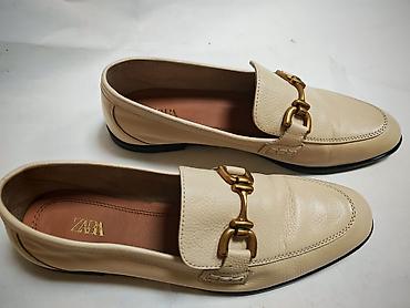 Qadın ayaqqabıları: ZARA qadın loaferləri - Model: metal detalli klassik loafer - Rəng — 3