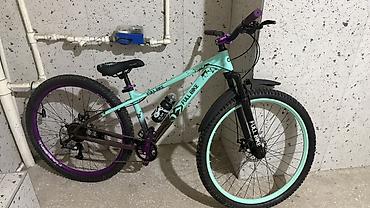 İdman velosipedləri: FULL BIKE dağ velosipedi - Çərçivə: yüngül alaşımlı, mint-yaşıl — 2
