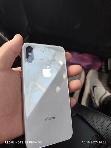 8гб ddr3: IPhone X, Колдонулган, 64 ГБ, Каптама, 100 %