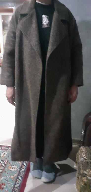 Пальто: Пальто 9Fashion Woman, S (EU 36), цвет - Серый