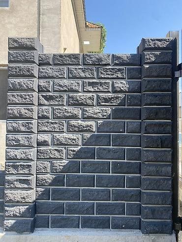 Заборы из пескоблока: Заборы из пескоблока — 16