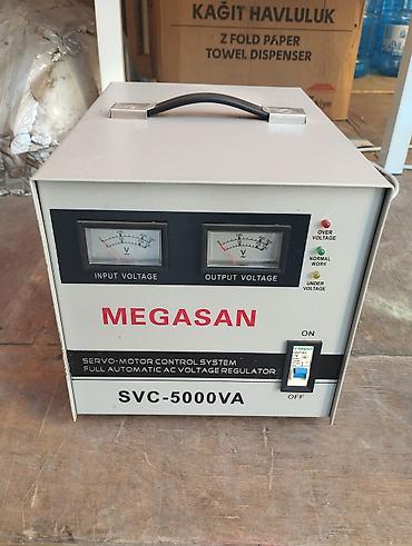 stablizator 5000: MEGASAN SVC-5000VA – tam avtomatik AC gərginlik tənzimləyicisi - Tip — 1