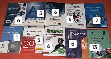 Kitablar və jurnallar: Ustlerinde yazılan tek-tek qiymetleridir,hamsı birge alsanız 58 azn — 1