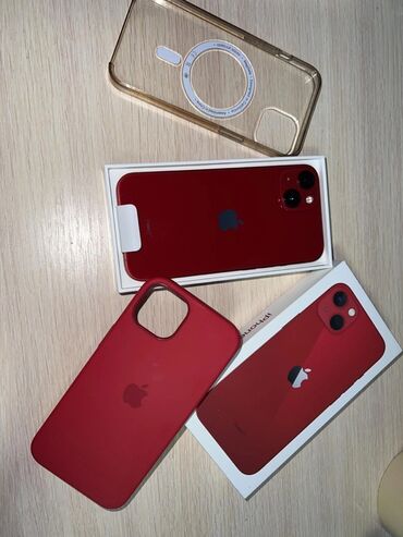 айфо 12: IPhone 13, 128 ГБ, Кызыл, Куту