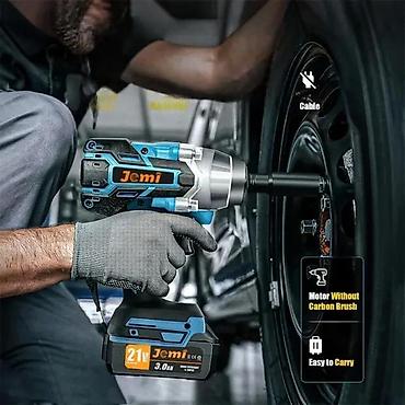 Pneumatski čekići: Profesionalni bežični udarni ključ Jemi Tool 21V/3000mAh NOV. Opis — 8