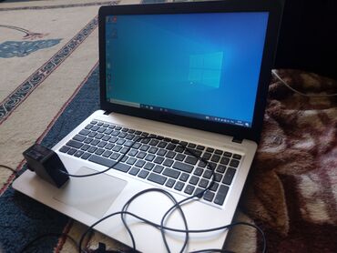 компьютер для монтажа: Ноутбук, Asus, 2 ГБ ОЭТ, AMD E1, 15.6 ", Колдонулган, Жумуш, окуу үчүн, эс тутум SSD