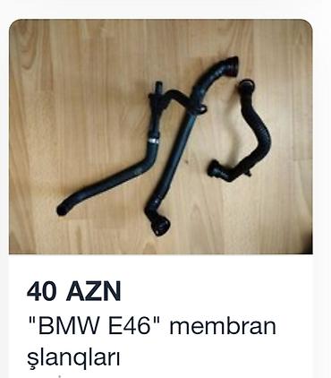 BMW E46 membran şlanqları — 3 ədəd dəst - Uyğunluq: BMW 3 Series E46