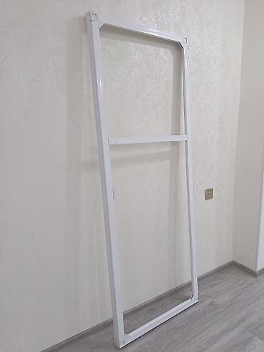 qapi cercivesi: Məhsul: Ağıllı açılıb-bağlanan ağ rəngli metal çərçivə (qapı üçün — 3