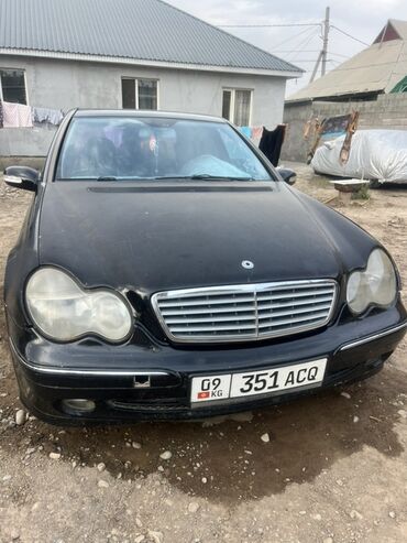 мерседес w204 цена бишкек: Mercedes-Benz C‑Class (W203), седан, черный цвет. Основные