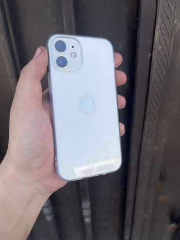 Apple iPhone: IPhone 12 mini, Новый, 64 ГБ, Белый, Защитное стекло, Чехол, 73 %