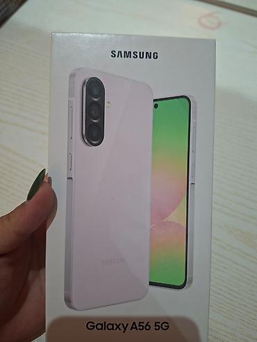 samsung note 07: Samsung Galaxy A56 5G, 256 GB, rəng - Çəhrayı, İki sim kartlı — 1