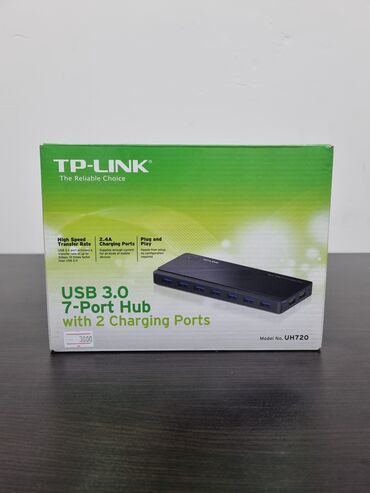 35_bit: Tp-link usb3.0 7-port hub with 2 charging ports, model uh720 Оригинал
