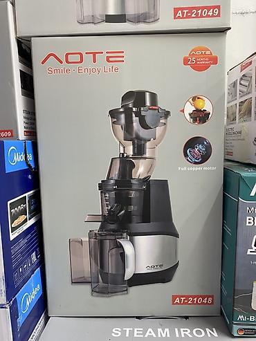 Шнековая соковыжималка AOTE AT-21048 - Вертикальная конструкция для