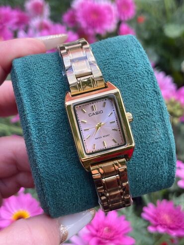 Qol saatları: Yeni, Qol saatı, Casio, rəng - Qızılı — 12