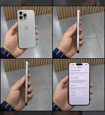 iphone 16: IPhone 15 Pro, 256 GB, Gümüşü, Face ID — 1
