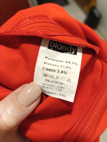 Haljine: S (EU 36), bоја - Crvena, Večernji, maturski, Drugi tip rukava — 5