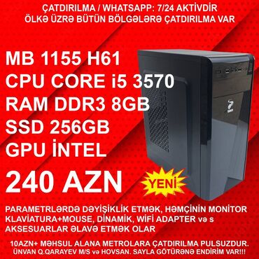 Videokartlar: ⭐TƏK KEYS – 240 AZN ⭐22” Yeni Monitorla dəst – 350 AZN