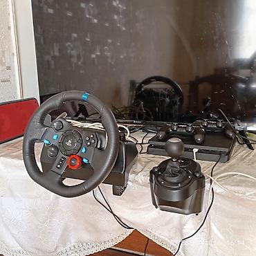 oyun direksiyonu: PlayStation 4 Slim oyun seti – yarış simulyatoru komplekti Tərkib: - — 2
