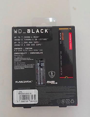 hard disc 1 tb: Daxili SSD disk Western Digital (WD), 2 TB, M.2, Yeni — 2
