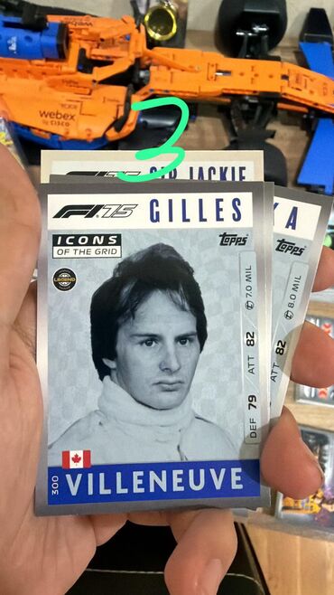 Kolleksiya kartları: Topps Formula 1 Resmi Kartlar, Qiymetler kartlarin uzerinde qeyd — 8