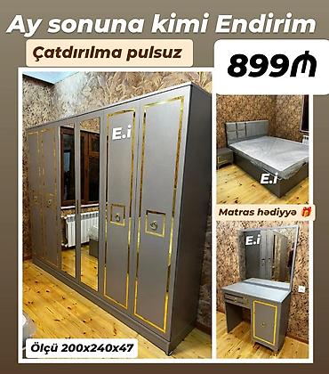 set mebel: *Yataq dəsti 899Azn💥* ✔️ Rəng seçimi var ✔️ Matireal Rusiya istehsalı — 1