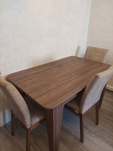 masa desdi: Qonaq masası, İşlənmiş, Açılan, Dördbucaq masa