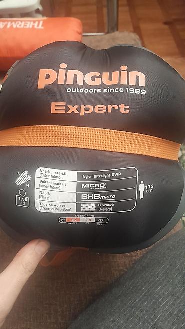 ping pong: Pinguin Expert yuxu torbası + Therm-a-Rest ProLite L hiking/çadır — 2