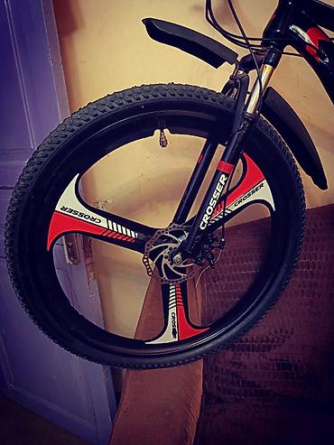 Dağ velosipedləri: Crosser dağ velosipedi - Brend/model: Crosser - Rəng: qara-qırmızı-ağ — 2
