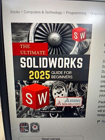 Digər xidmətlər: SolidWorks 2025 və AutoCad 2024 programlarının yazılması. Qiyməti — 1