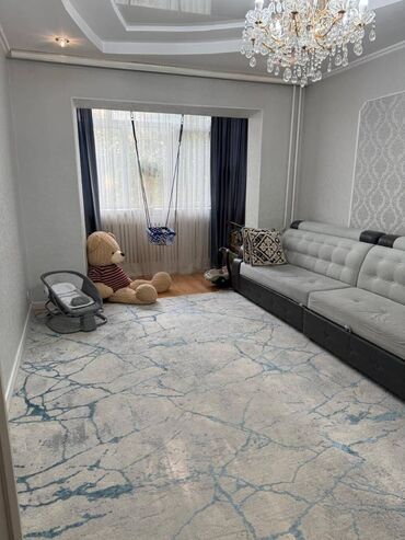 продаю 2 ком кв аламедин 1: 3 комнаты, 70 м², 106 серия, 4 этаж, Евроремонт