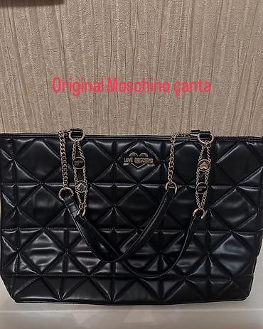 Çantalar: Love Moschino qadın çantası - Model: Love Moschino tote/çiyin çantası — 1