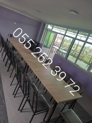 Masa və oturacaq dəstləri: Qonaq otağı üçün, Yeni, Açılmayan, Kvadrat masa, 4 stul — 14