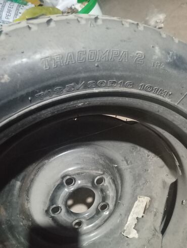 крышки на диски: Колеса в сборе 135 / 80 / R 16, Запаска, Железные, отверстий - 5