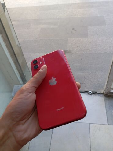 iphone 11 işlenmiş qiymeti: IPhone 11, 64 GB, Qırmızı, Zəmanət