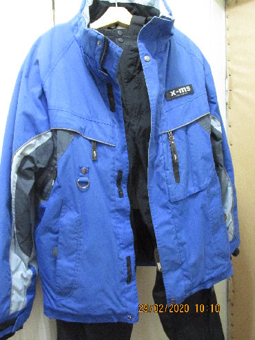 куртка тедди мужская: Куртка 2XL (EU 44), цвет - Голубой