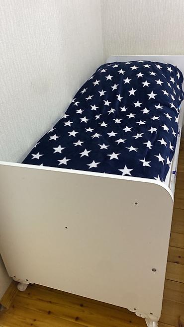 matras olculeri: Uşaq çarpayısı - Rəng: ağ - Material: laminat/MDF tipli taxta - — 2