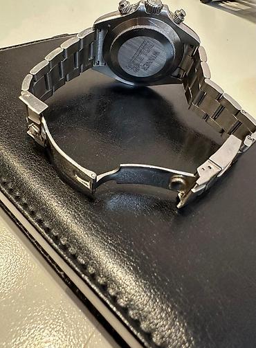 rolex saati: Kvars xronoqraf dizaynlı, paslanmayan poladdan kişi qol saatı — 2