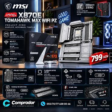 mini tablet: MSI MAG X870E TOMAHAWK MAX WIFI PZ - yüksək performanslı oyun və — 1