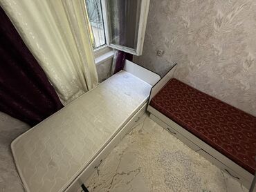 стандартный размер двуспального пододеяльника: Односпальная кровать, Б/у, С матрасом, длина - 190 см
