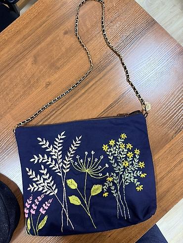 Другие сумки: Хендмейд сумки с вышивкой и аппликациями - Материалы: плотный — 8
