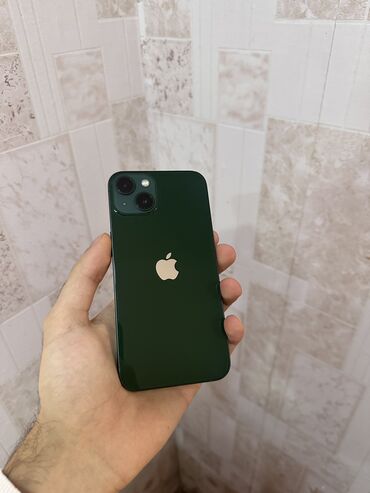 Apple iPhone: IPhone 13, 128 GB, Yaşıl, Zəmanət, Simsiz şarj, Face ID