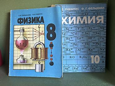 Китептер жана журналдар: Учебники: -История России 10-11/ 200, Демократия 200, -Физика 8 — 3