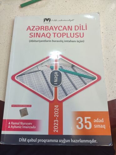 riyaziyyat sinaq testleri pdf: 12 manata alınıb təzədir sınaq toplusu