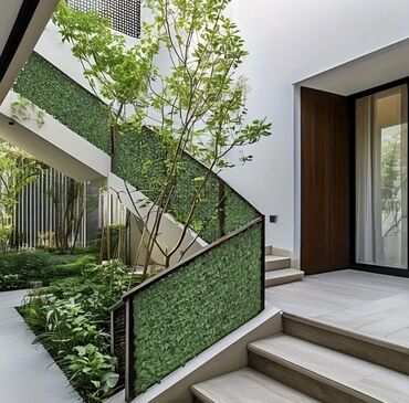 Süni güllər: 🌺 1+3 model süni gül qazonu – Estetik və uzunömürlü tərtibat! 🏡 — 10