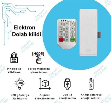 məişət: Dolab kilidi Model: CL-111 ✔ Market, idmaq zalı və hotel dolabları