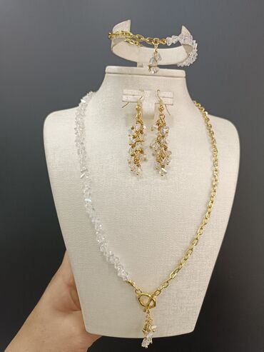 Bijuteriya dəstləri: Təbii daşlardan hazırlanmış zərgərlik dəstləri - Tərkib: müxtəlif — 3